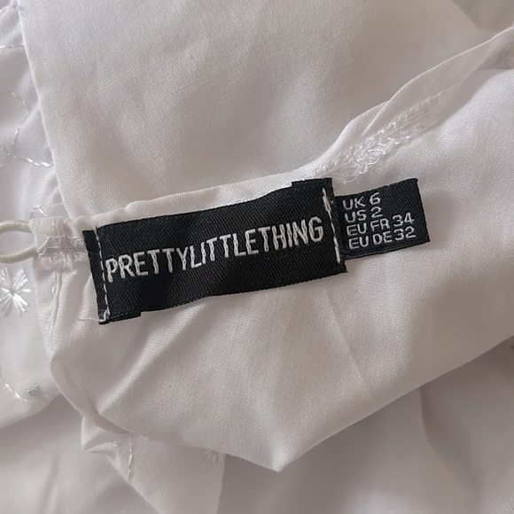 ⭐️ White Lace Babydoll Eyelet Dress - Picture 3 of 5